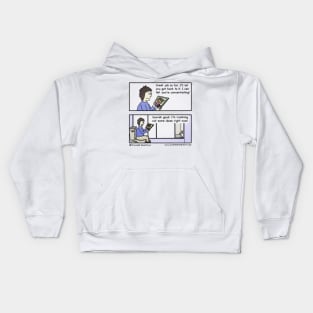 Bathroom office Kids Hoodie